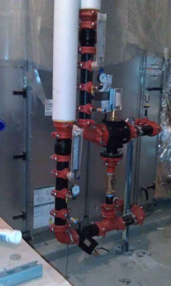 Chilled Water Pipe Installation